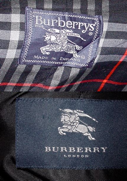 étiquette burberry london|authentic burberry clothing.